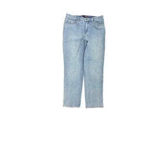 Gloria Vanderbilt Amanda Straight Leg Women's size 12P Medium Blue Denim Jeans